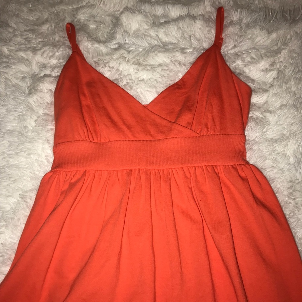Orange Cotton Dress